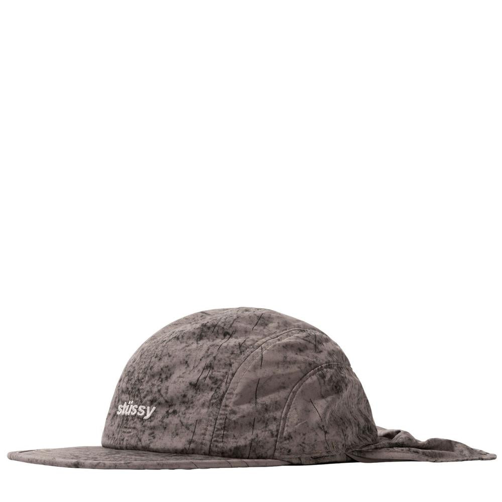 Stüssy Dyed Nylon Bungee Camp Cap (Grau / Khaki) 132981-0008 - Allike Store