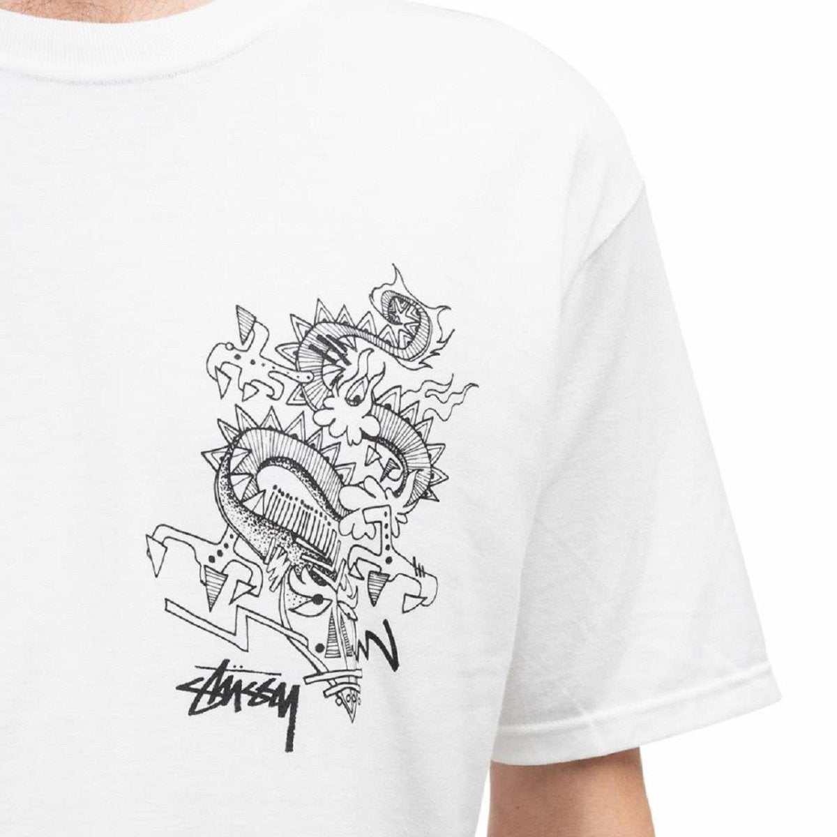 Stüssy Funky Tribe T-Shirt (Weiß)  - Allike Store