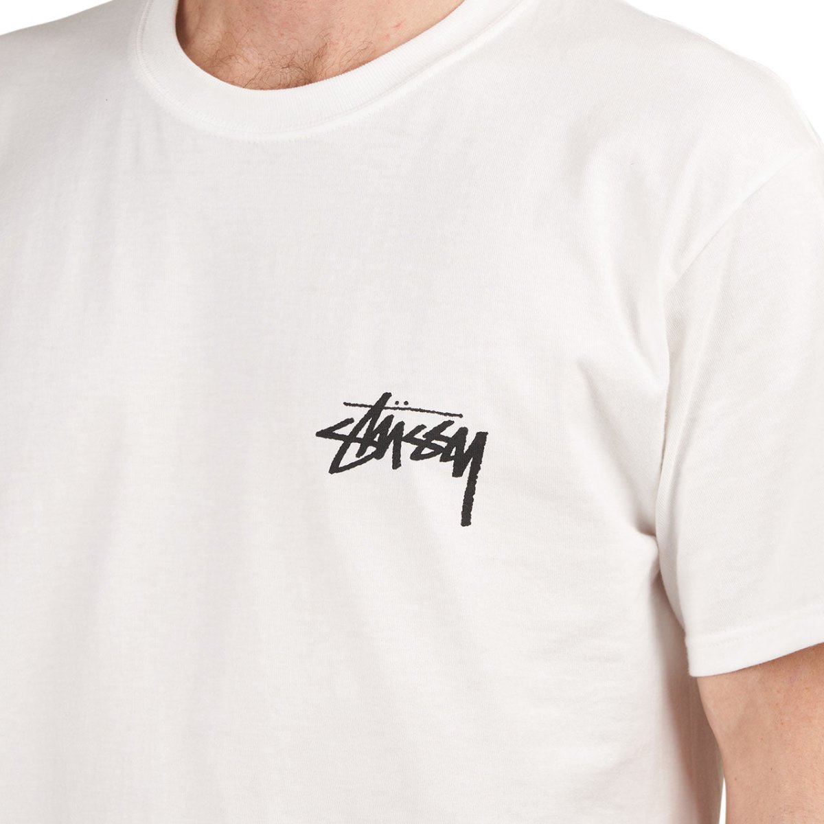 Stüssy Fuzzy Dice Tee (Weiss)  - Allike Store