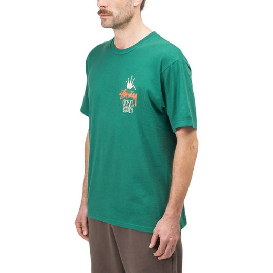 Stüssy Global Roots T-Shirt (Dunkelgrün)  - Allike Store