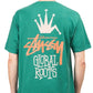 Stüssy Global Roots T-Shirt (Dunkelgrün)  - Allike Store