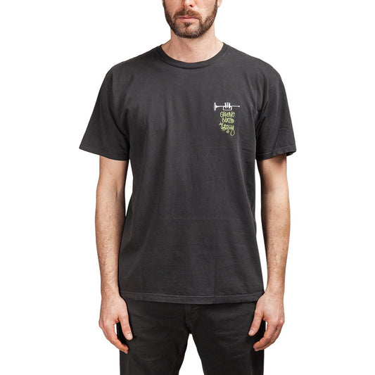 Stüssy Groove Beats Pig. Dyed Tee (Schwarz)  - Allike Store