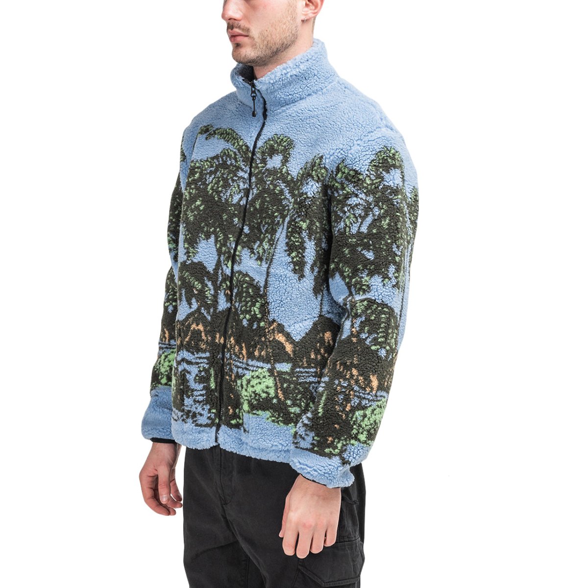 Stüssy Hawaiian Jacquard Mock Jacket (Blue)