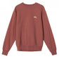 Stüssy Logo Crew (Rostrot)  - Allike Store