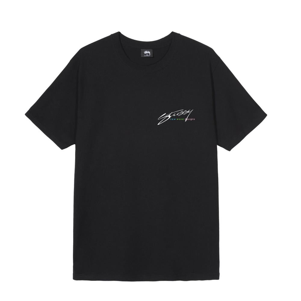 Stüssy New Wave Designs Tee (Schwarz)  - Allike Store