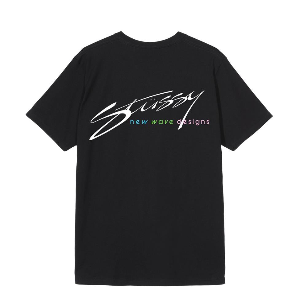 Stüssy New Wave Designs Tee (Schwarz)  - Allike Store