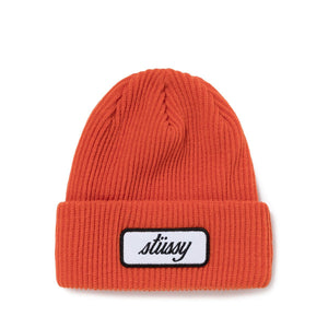 Stüssy Patch Cuff Beanie (Orange)  - Allike Store