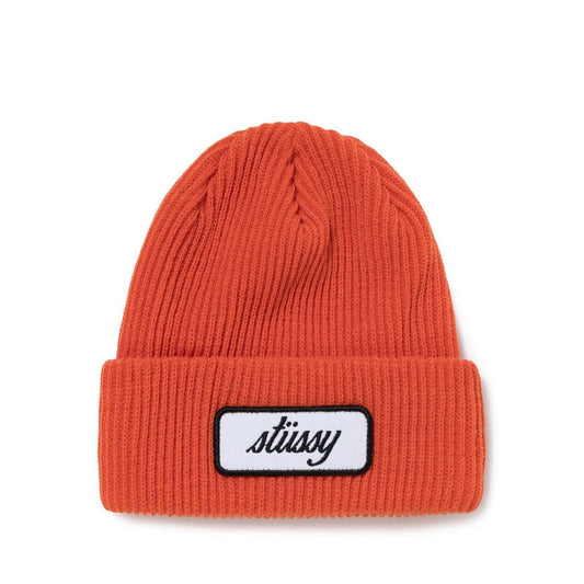 Stüssy Patch Cuff Beanie (Orange)  - Allike Store