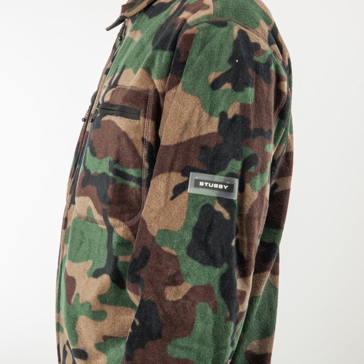 Stussy polar sale fleece full zip