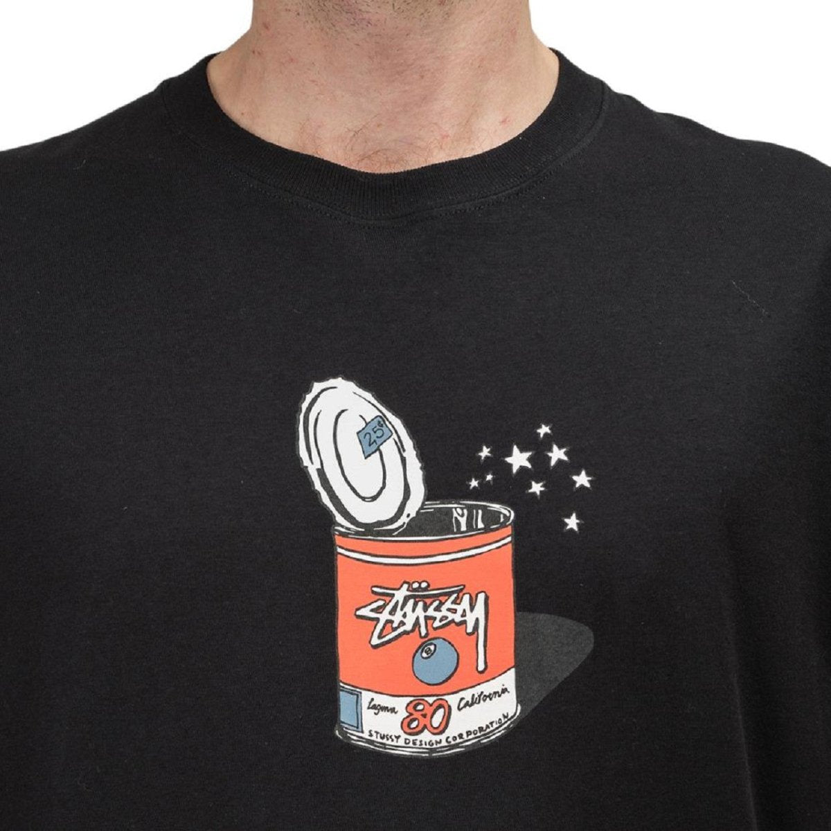 Stüssy Pop Top T-Shirt (Schwarz)  - Allike Store