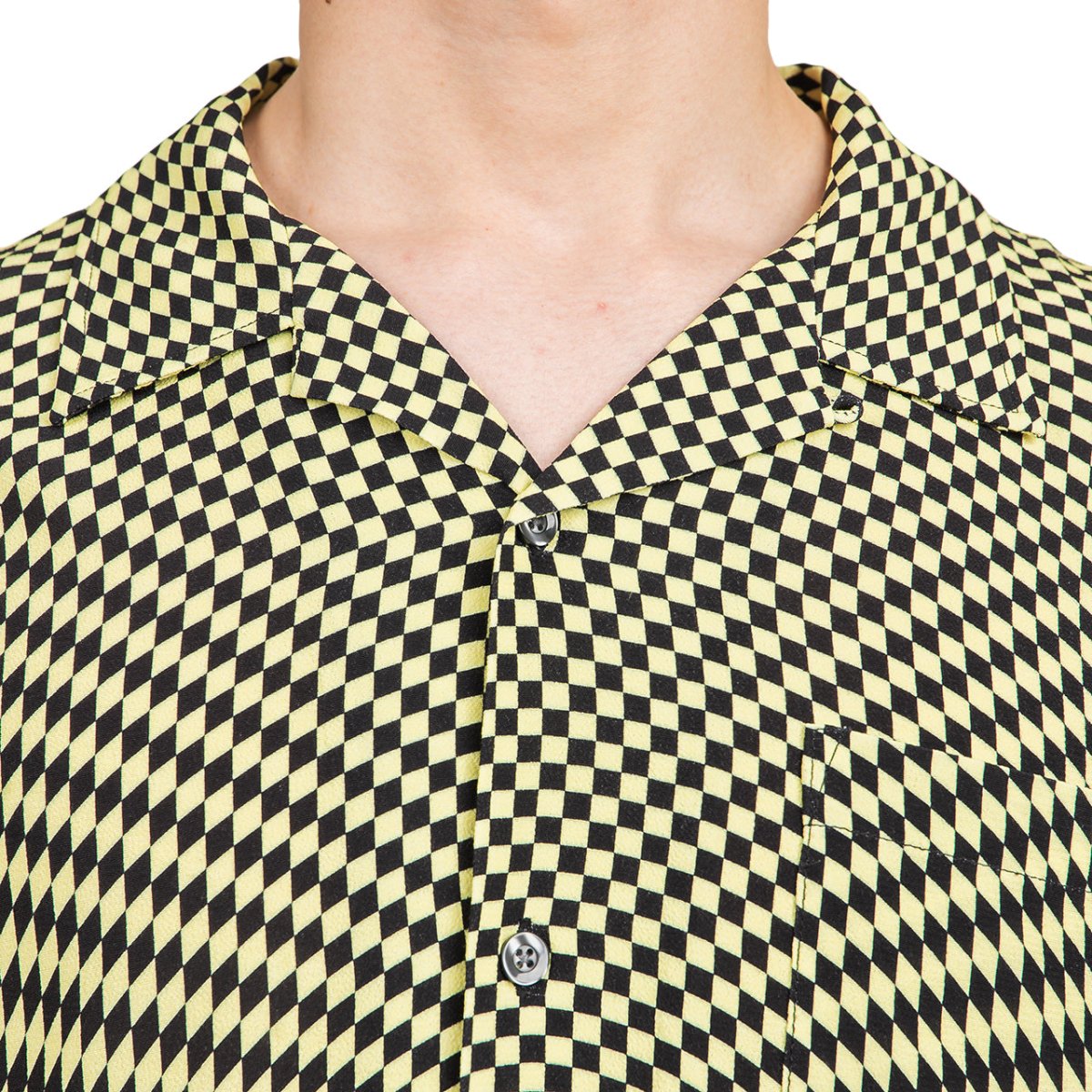 Stüssy Psychedelic Check Shirt (black/yellow) 1110165-0001