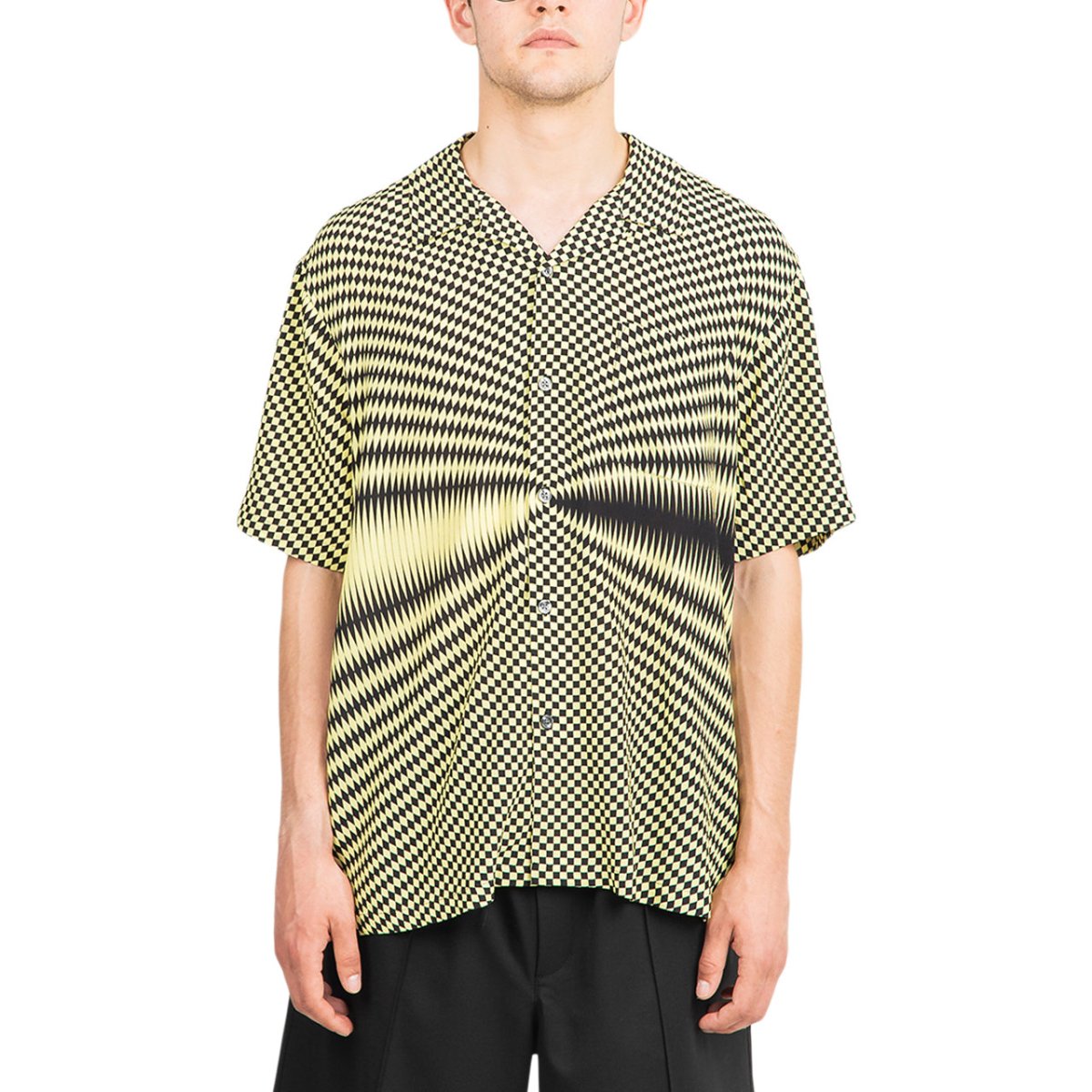 Stüssy Psychedelic Check Shirt (black/yellow)