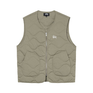 Stüssy Recycled Nylon Liner Vest (Oliv)  - Allike Store