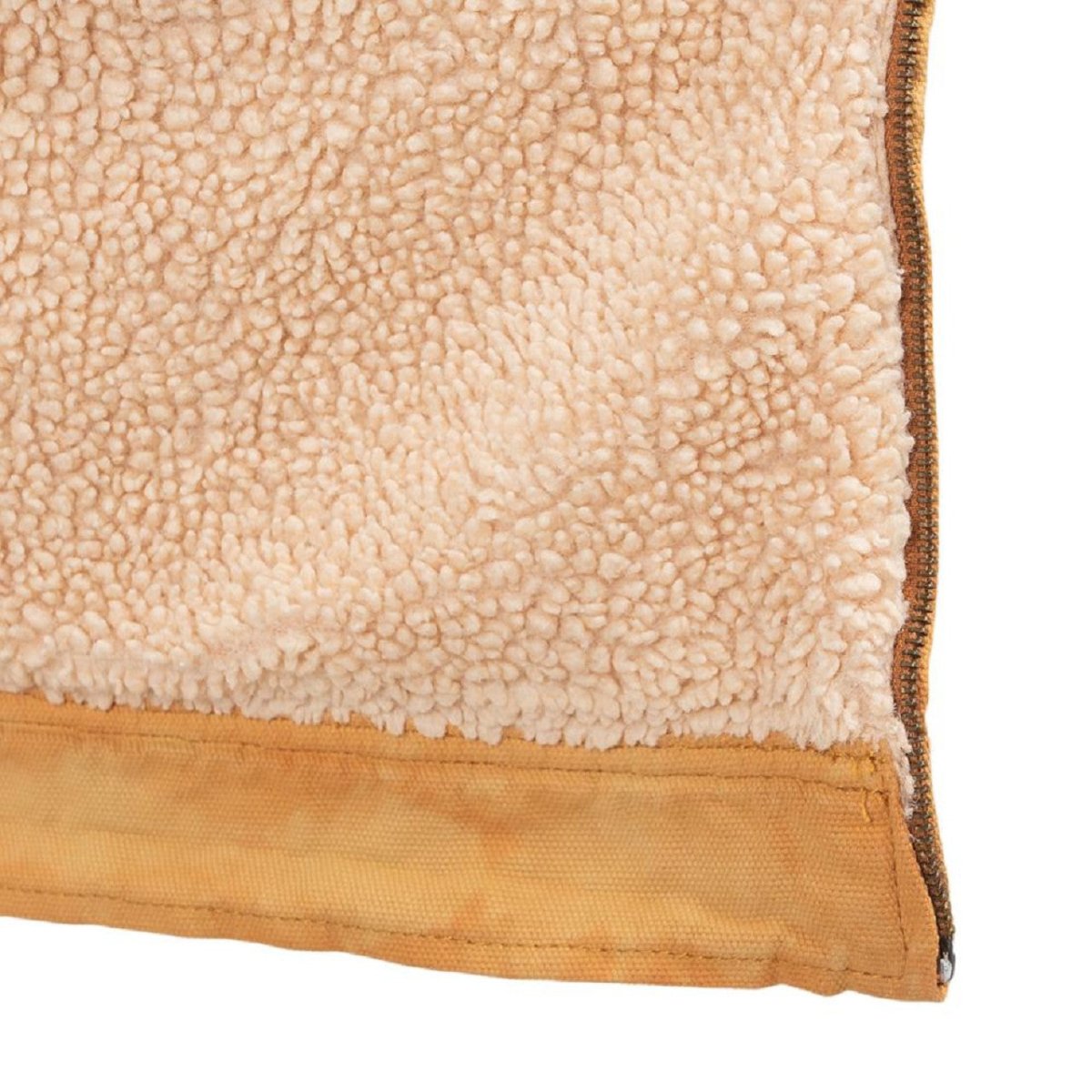 Stüssy Shearling Dyed Trucker Jacket (Orange / Braun)  - Allike Store