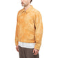 Stüssy Shearling Dyed Trucker Jacket (Orange / Braun)  - Allike Store