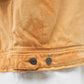 Stüssy Shearling Dyed Trucker Jacket (Orange / Braun)  - Allike Store