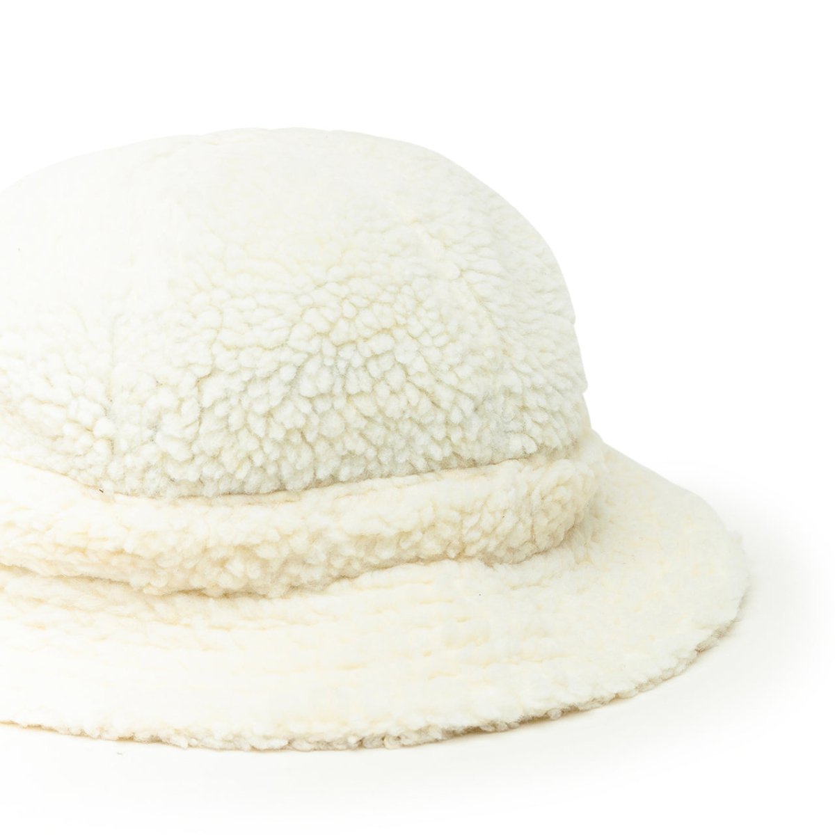 Stüssy Sherpa Fleece Bell Bucket Hat (Weiß)  - Allike Store
