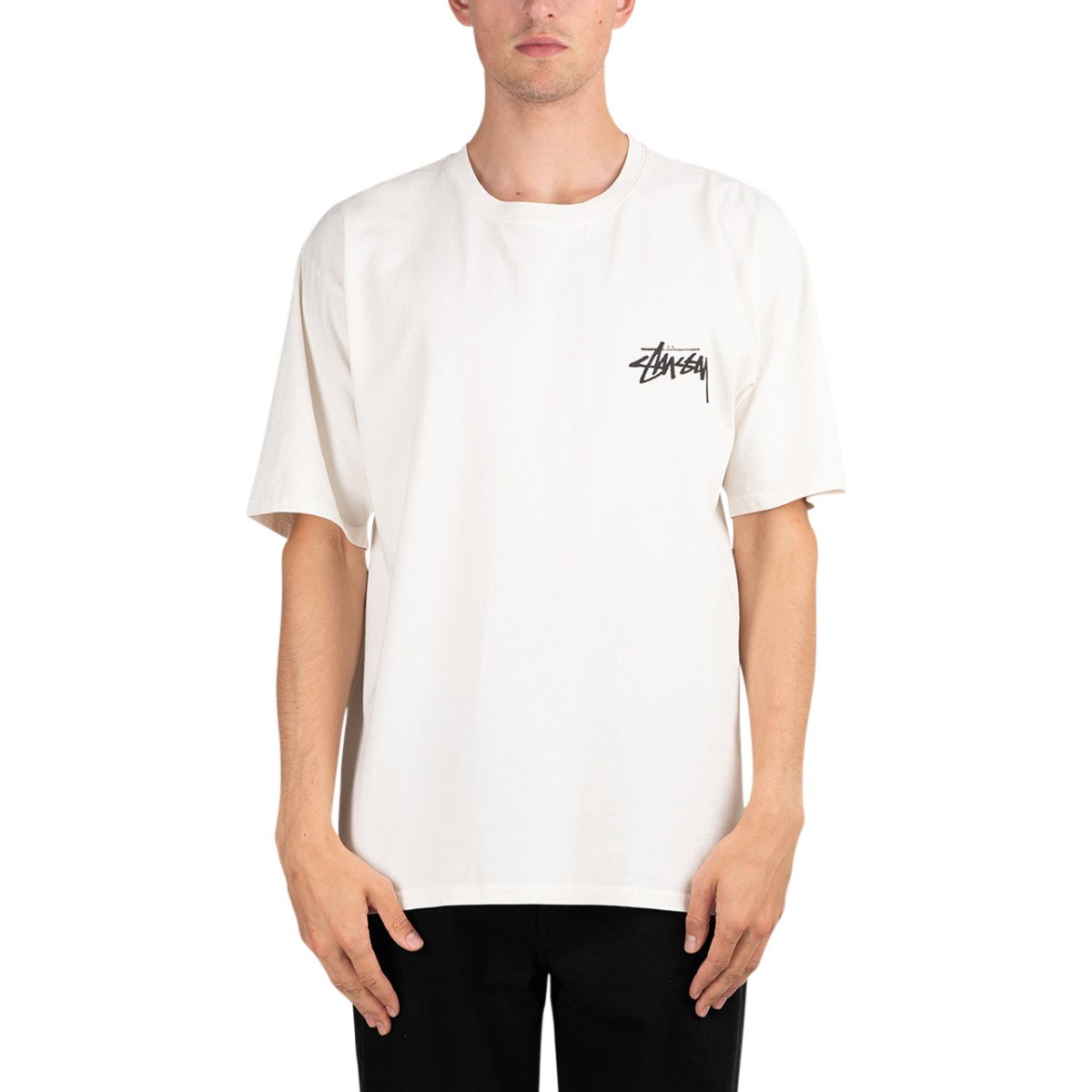 Stüssy Skate Posse Pigment Dyed Tee (Natural)  - Allike Store
