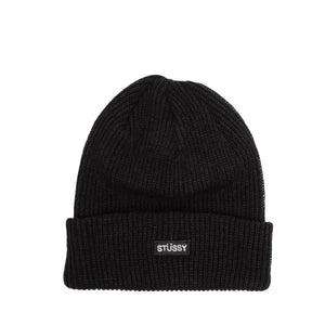 Stüssy Small Patch Watchcap Beanie (Schwarz)  - Allike Store
