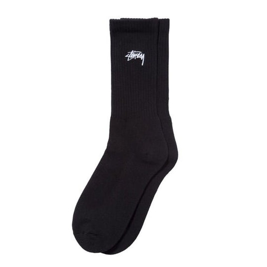 Stüssy Small Stock Crew Socks (Schwarz)  - Allike Store