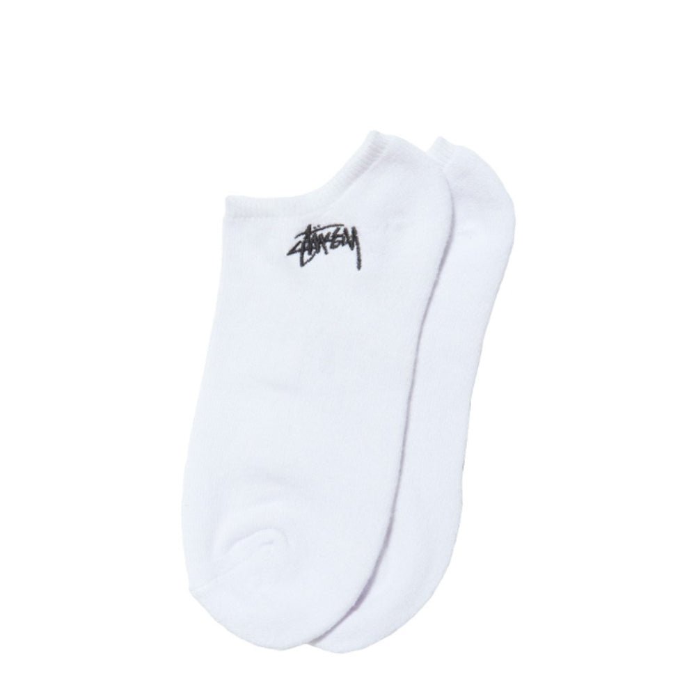 Stüssy Small Stock No Show Socks (Weiß)  - Allike Store