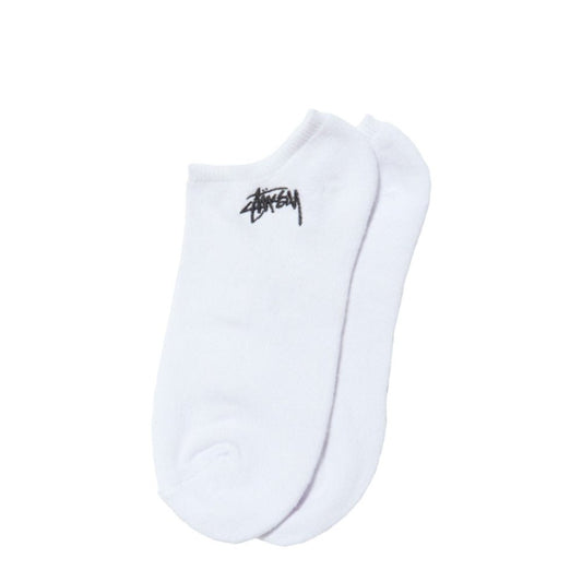 Stüssy Small Stock No Show Socks (Weiß)  - Allike Store