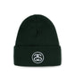 Stüssy SS-Link Cuff Beanie (Dunkelgrün)  - Allike Store
