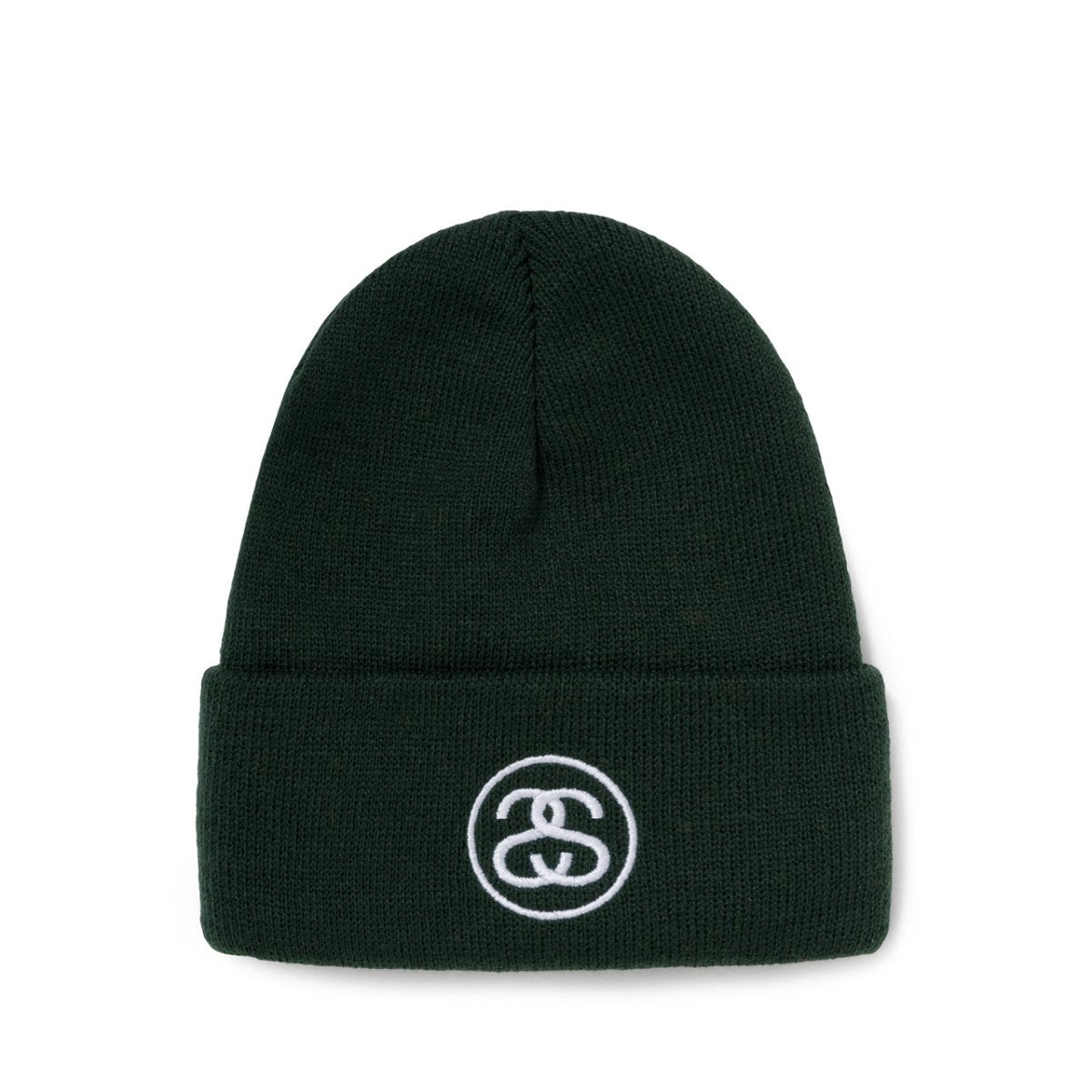 Stüssy SS-Link Cuff Beanie (Dunkelgrün)  - Allike Store