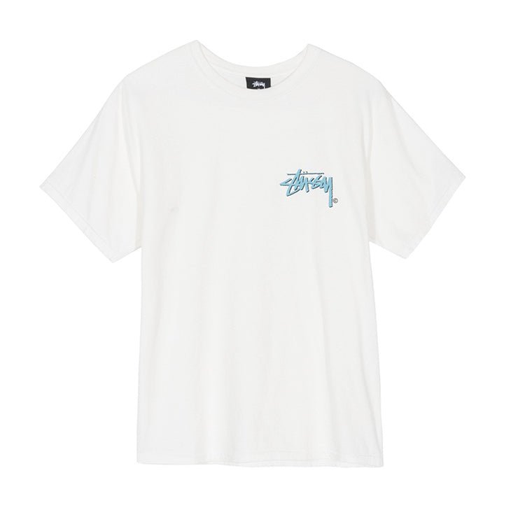 Stüssy Stock C. Pig Dyed Tee (Weiß)  - Allike Store