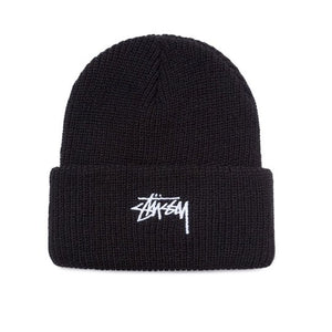 Stüssy Stock FA18 Cuff Beanie (Schwarz)  - Allike Store
