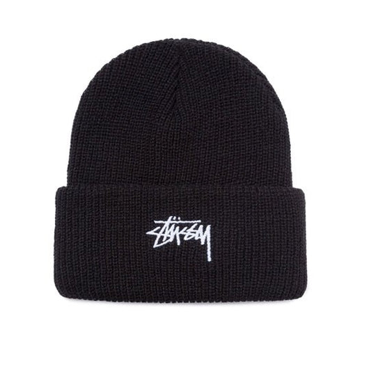 Stüssy Stock FA18 Cuff Beanie (Schwarz)  - Allike Store