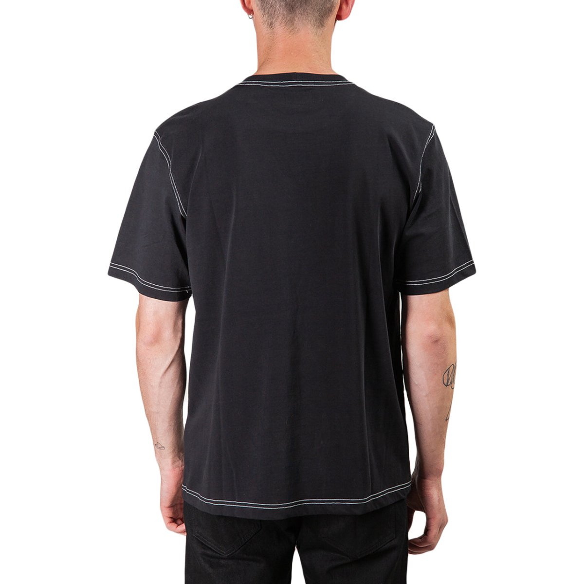 Stüssy Stock Pocket Crew (Schwarz)  - Allike Store