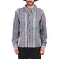 Stüssy Stripe Sherpa Shirt (Blau)  - Allike Store