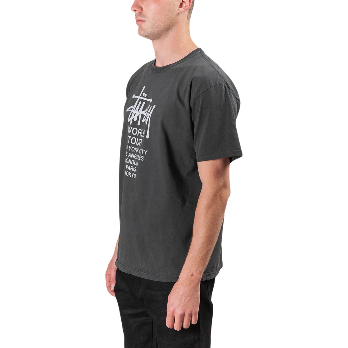 Stüssy Tour Tee (Schwarz)  - Allike Store