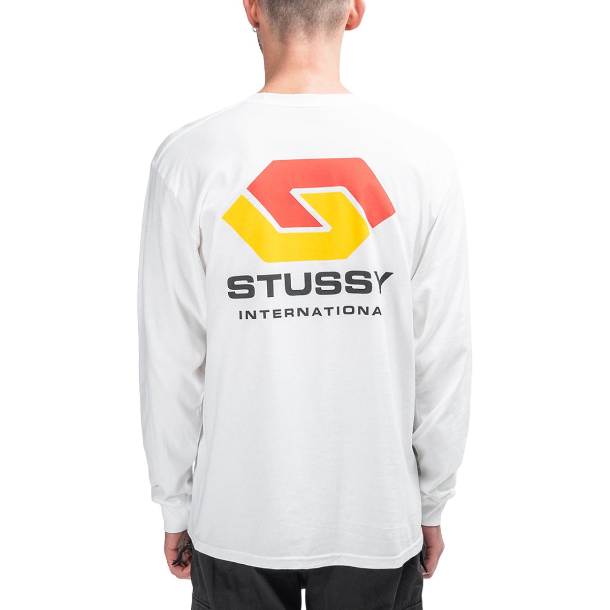 Stüssy Transport Longsleeve (Weiß)  - Allike Store