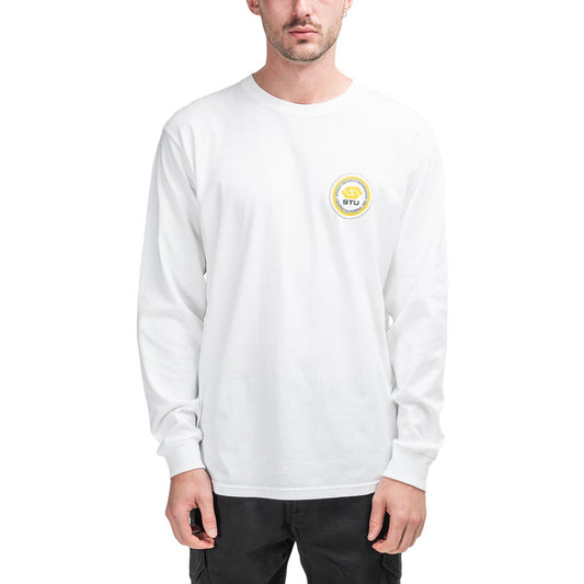Stüssy Transport Longsleeve (Weiß)  - Allike Store