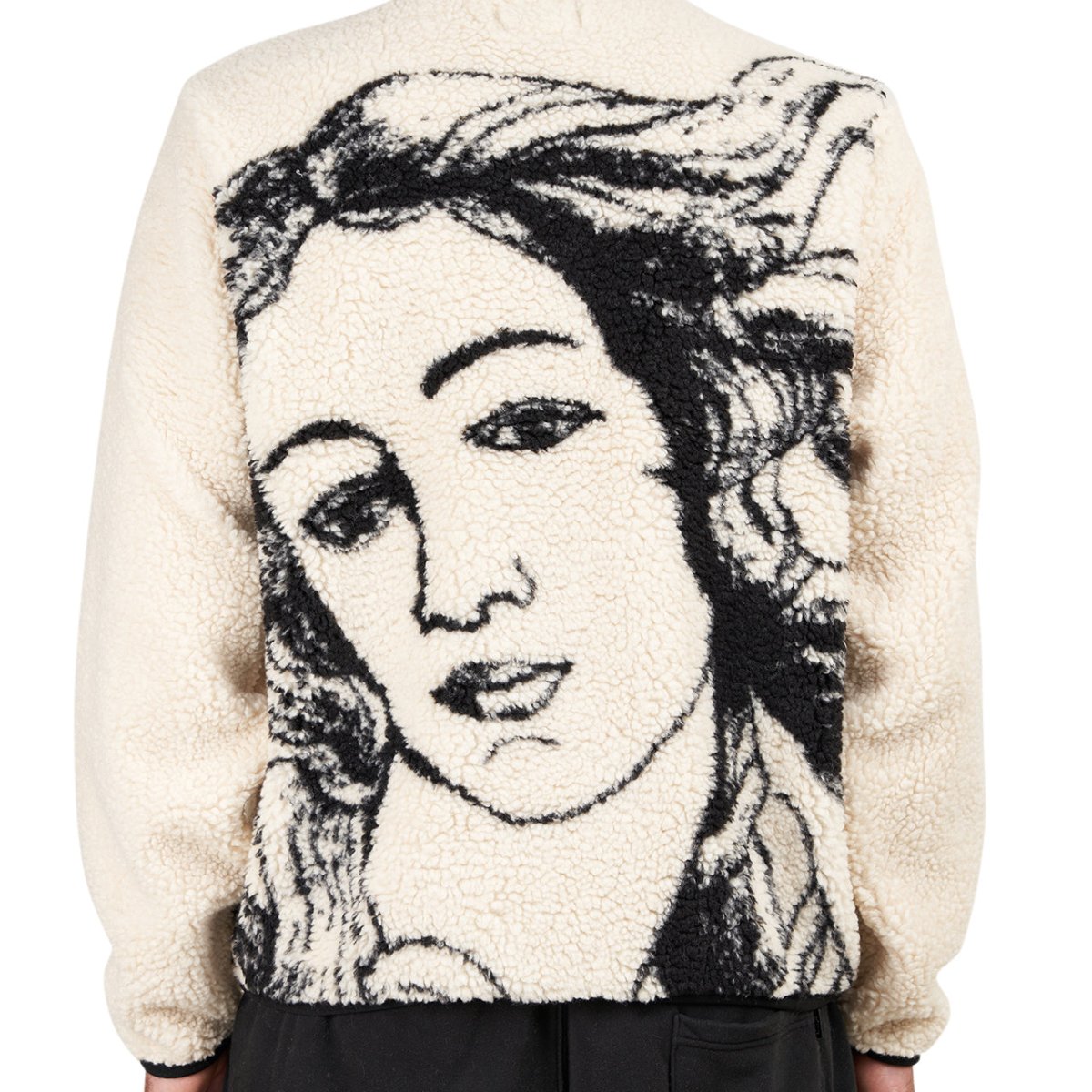 Stüssy Venus Jacquard Sherpa Jacket (Weiß)  - Allike Store