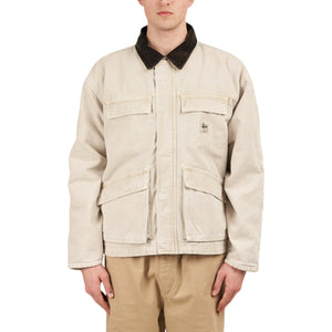 Stüssy Washed Canvas Shop Jacket (Beige)  - Allike Store
