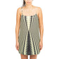 Stüssy WMNS Psychedelic Checker Mini Dress (Schwarz/Gelb)  - Allike Store