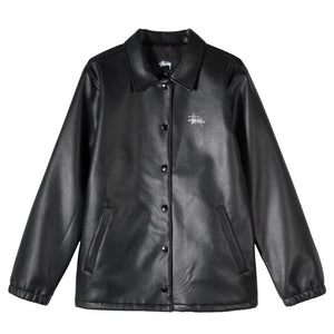 Stüssy WMNS Pu Coach Jacket (Black)  - Allike Store