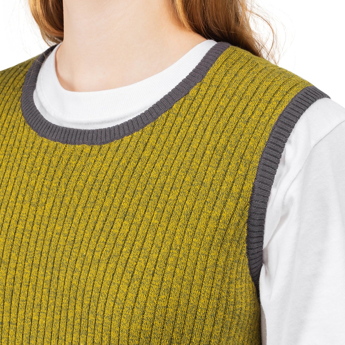 Stussy green discount knit vest