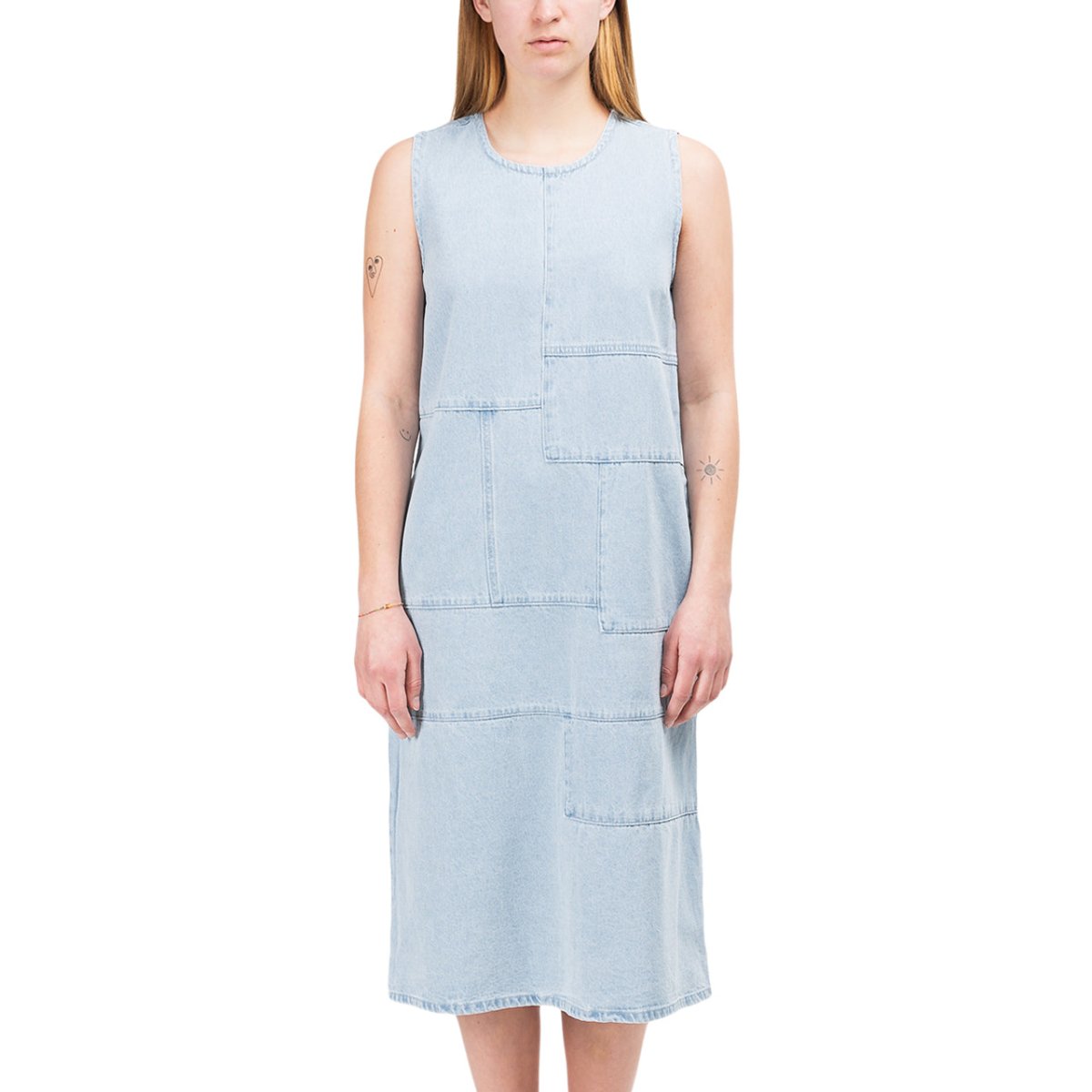 Stüssy WMNS Webster Dress (Hellblau)  - Allike Store