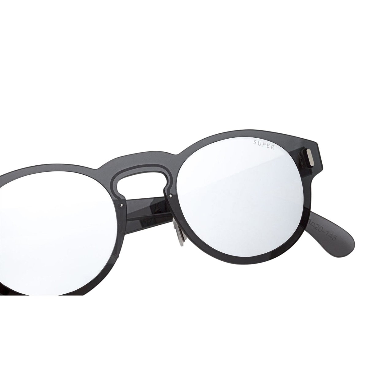 Super by Retrosuperfuture Duo-Lens Paloma (Silber & Schwarz)  - Allike Store