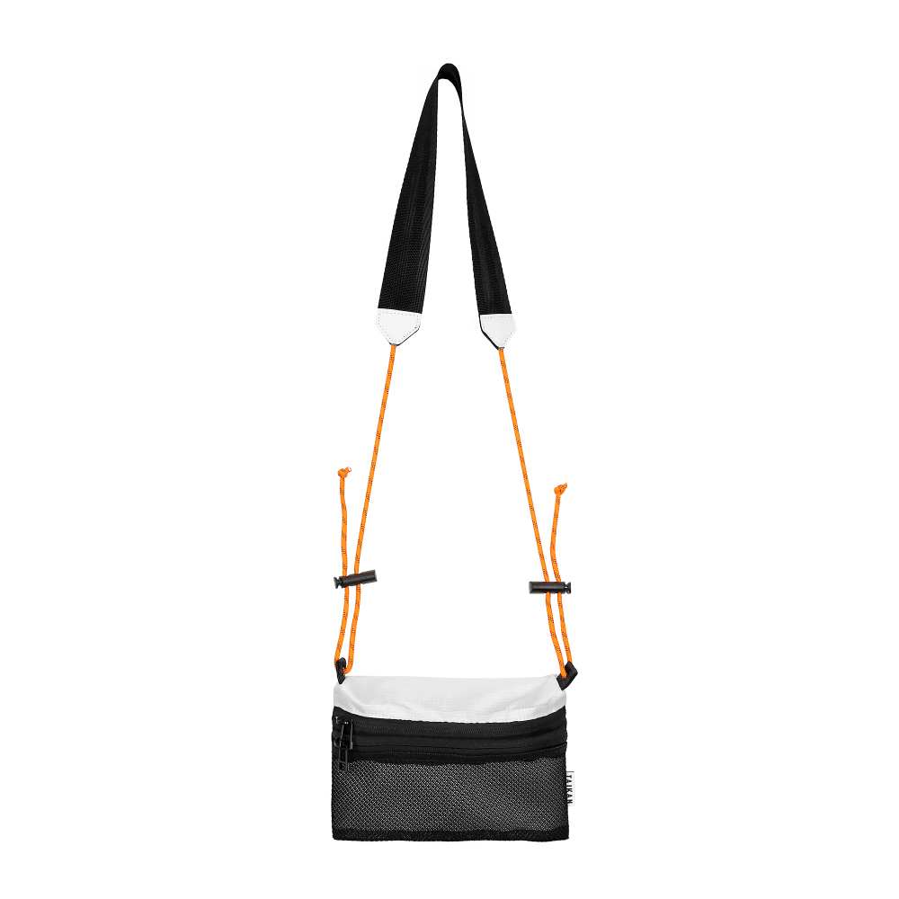 Taikan Sacoche Small Bag (Weiss / Schwarz / Orange)  - Allike Store