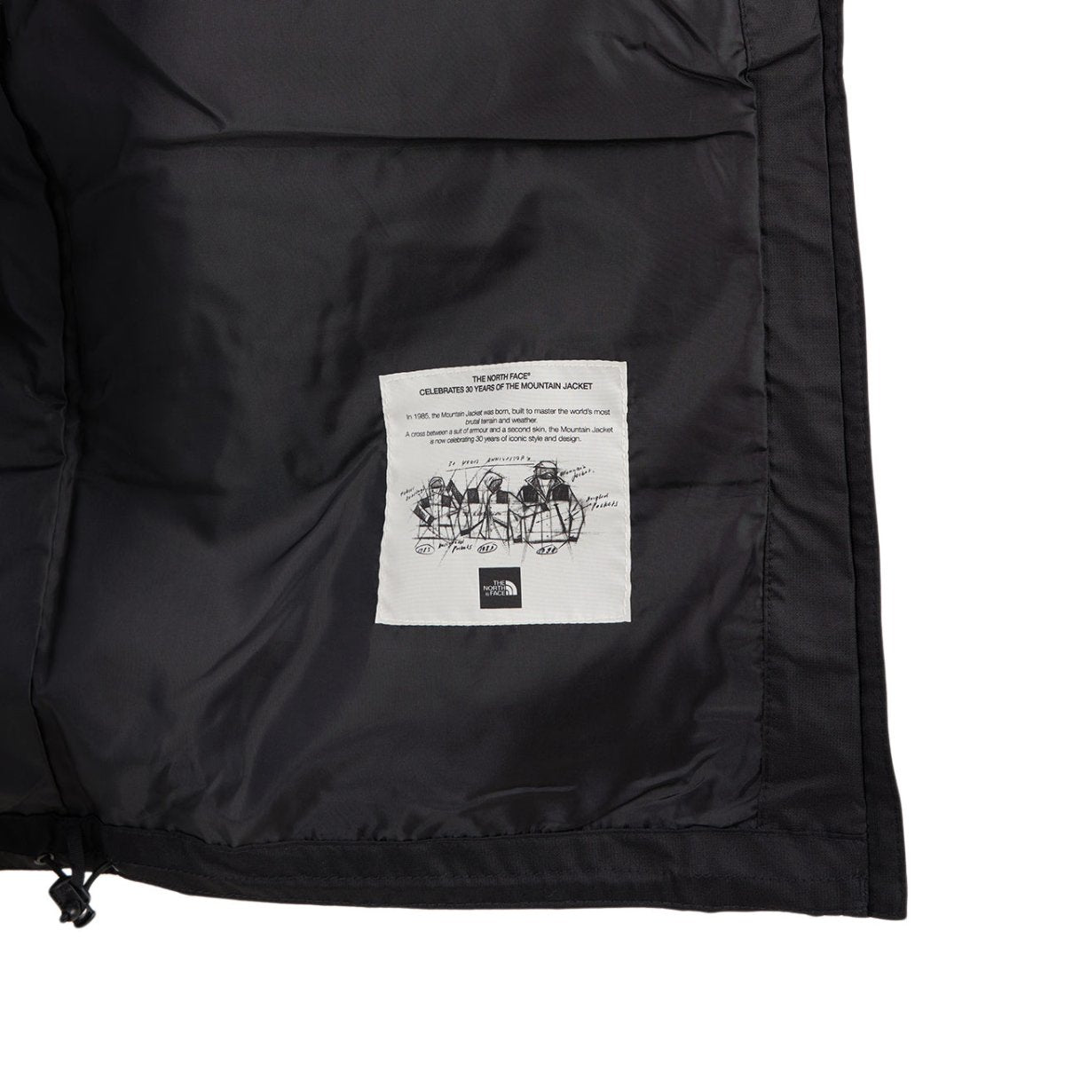 The north face 1990 mountain jacket black sale