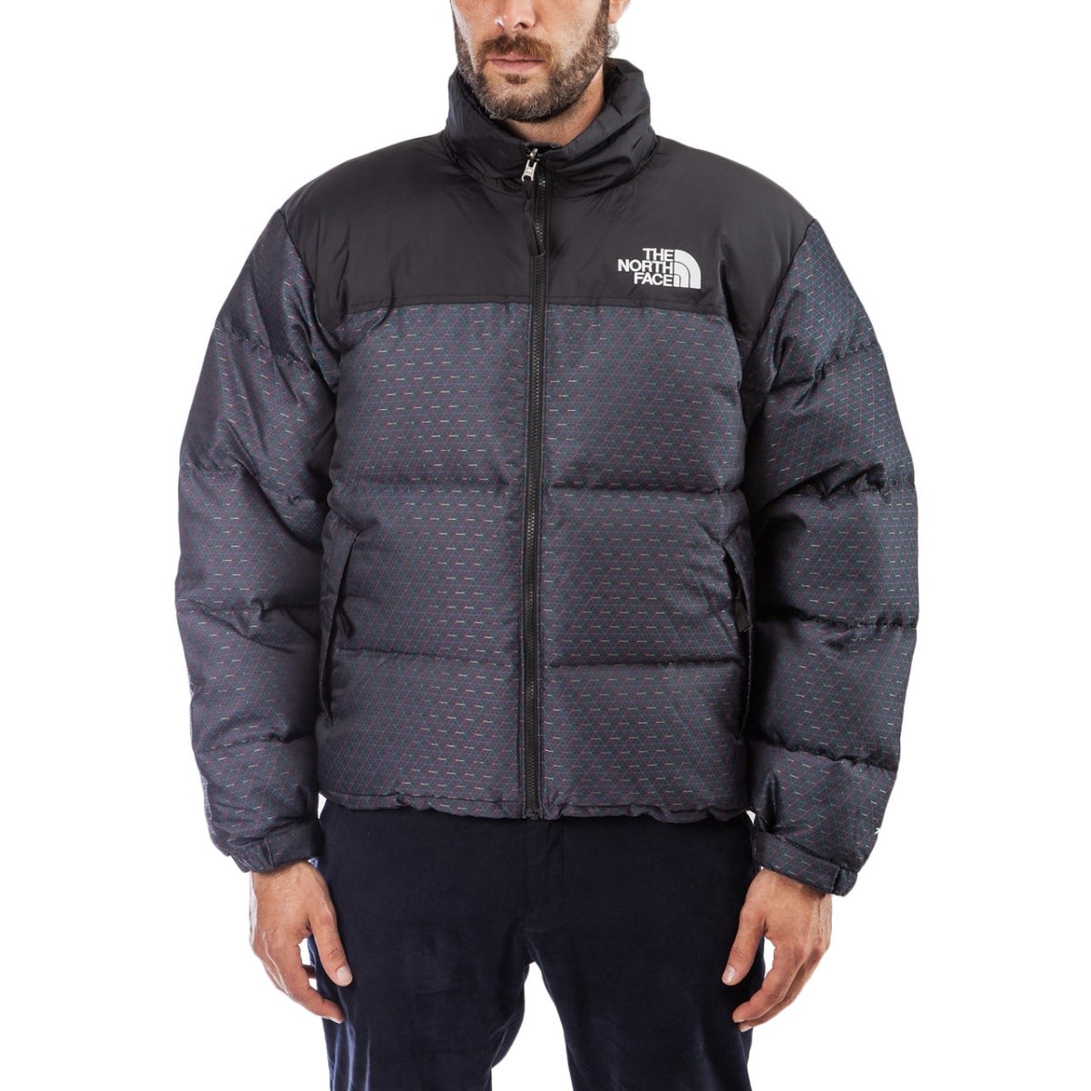 The north face cmyk 2025 1996 nuptse jacket engineered jacquard