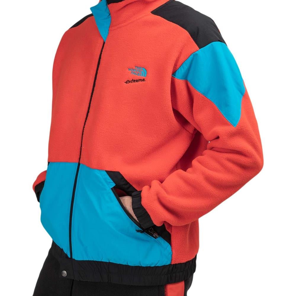 The North Face 90 Extreme Fleece Jacket (Rot / Blau)  - Allike Store