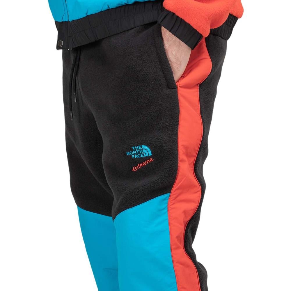 The North Face 90 Extreme Fleece Pant (Schwarz / Blau / Rot)  - Allike Store