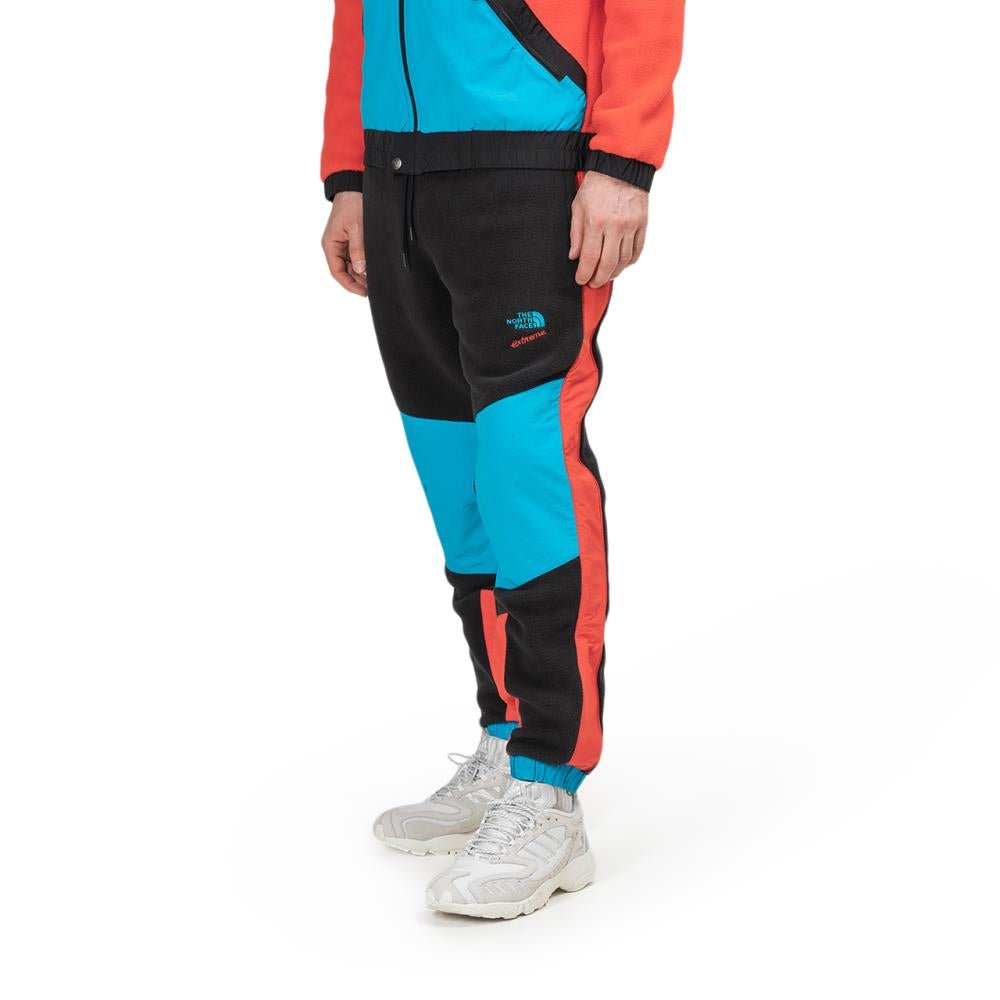 The North Face 90 Extreme Fleece Pant (Schwarz / Blau / Rot)  - Allike Store