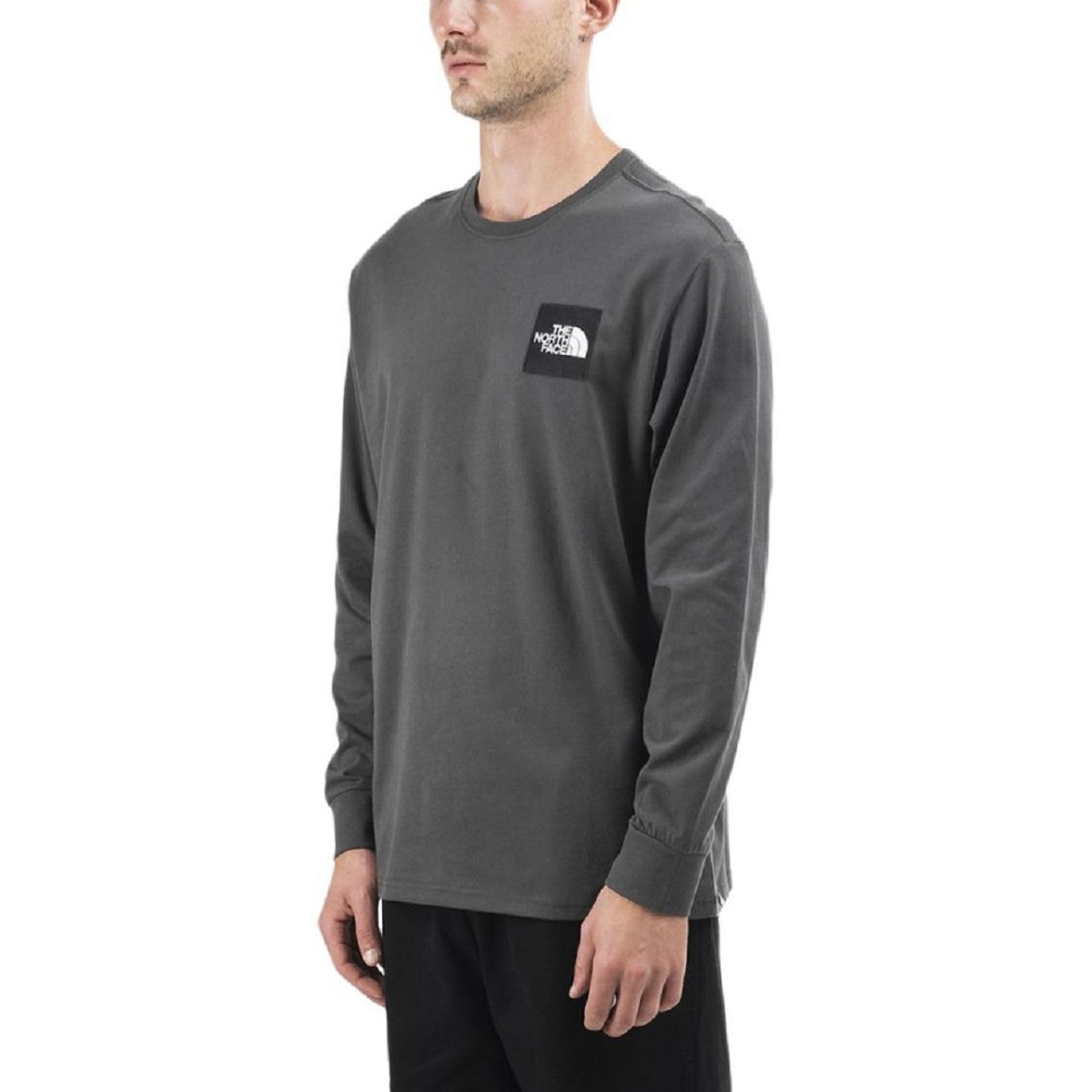 The North Face Boruda L/S Tee (Dunkelgrau)  - Allike Store